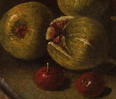 Натюрморт с фруктами. Фрагмент №1 Бартоломео Бимби