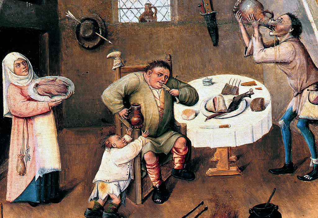 Музей Прадо, картины: обжорство. семь смертных грехов