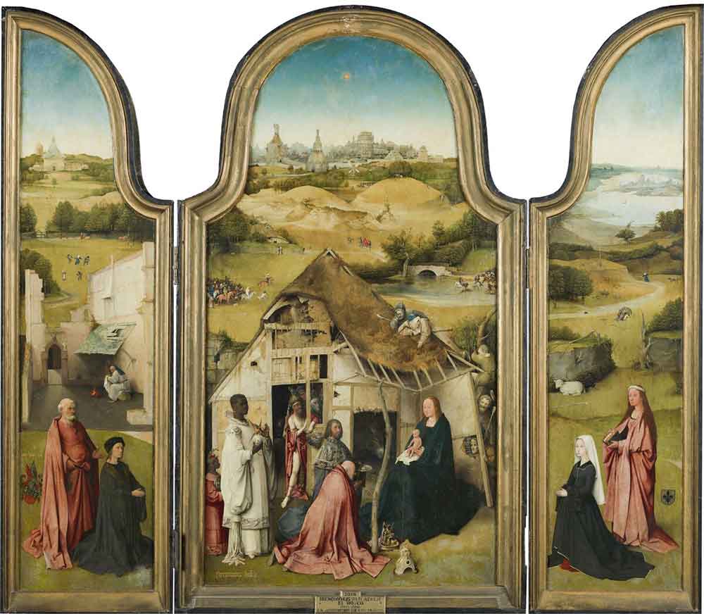 Музей Прадо, картины: «Поклонение волхвов» Босх