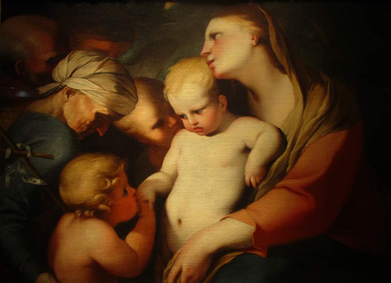 Богородица с младенцем и святой Елизаветой и Иоанном Крестителем. Божен, Любен