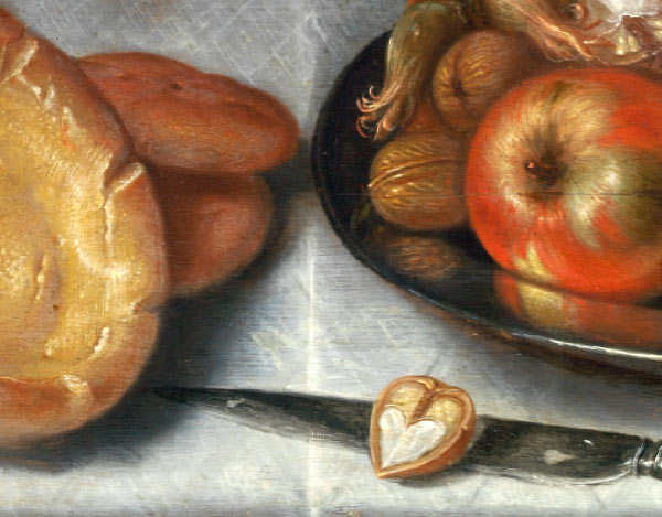 Натюрморт с оловянным кувшином, фруктами и сыром. Дейк Флорис ван
