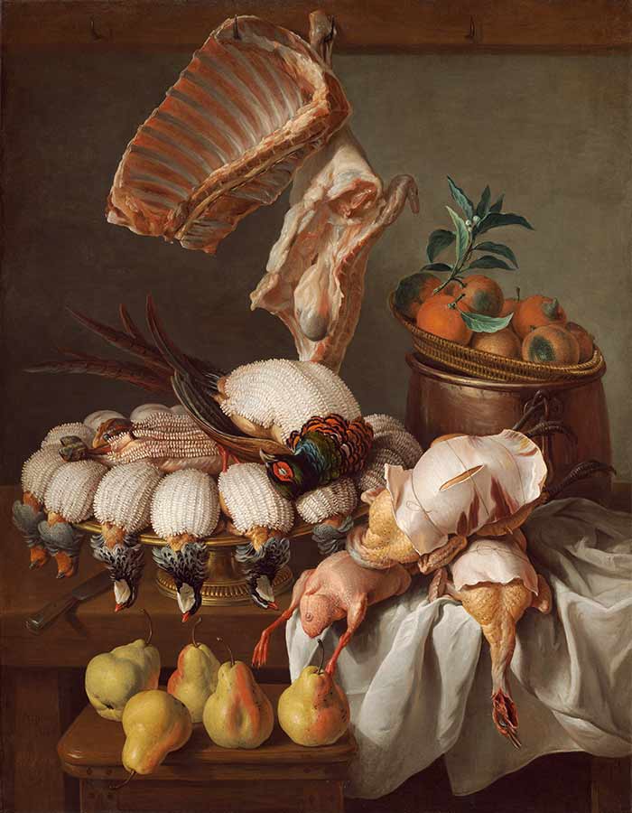 Национальная галерея искусств, Депорт Франсуа. Натюрморт с дичью, мясом и фруктами