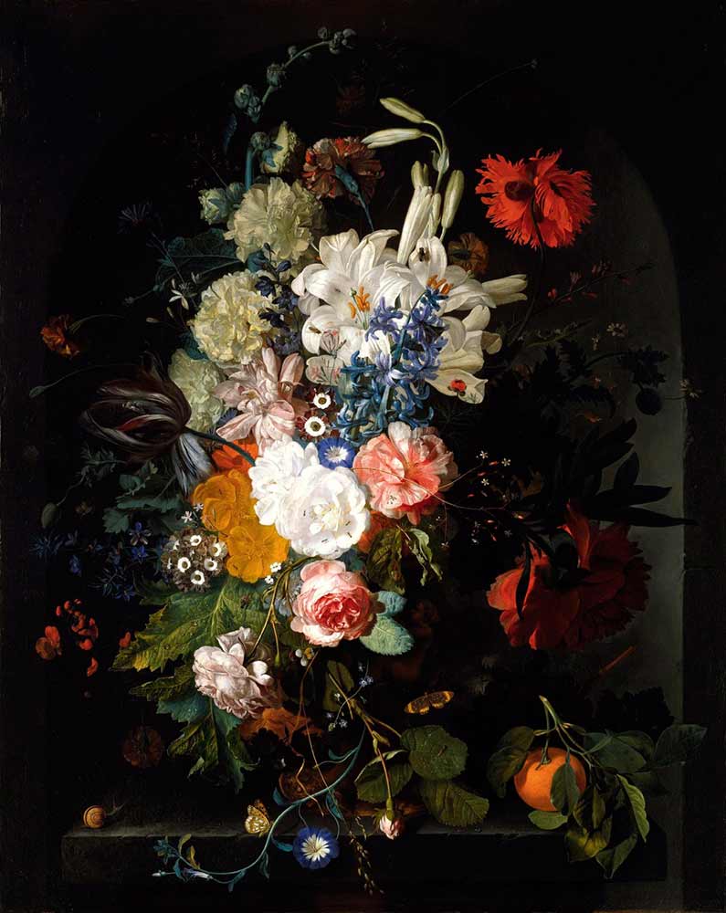 Хейсум Ян ван картины. Букет цветов