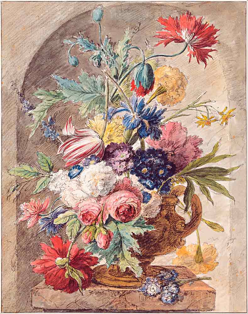 Натюрморты известных художников. Хейсум Ян ван картины «Цветы»