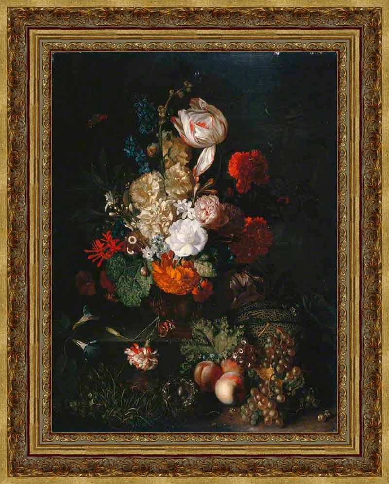 Цветы с фруктами и дёрном. Хейсум Ян ван