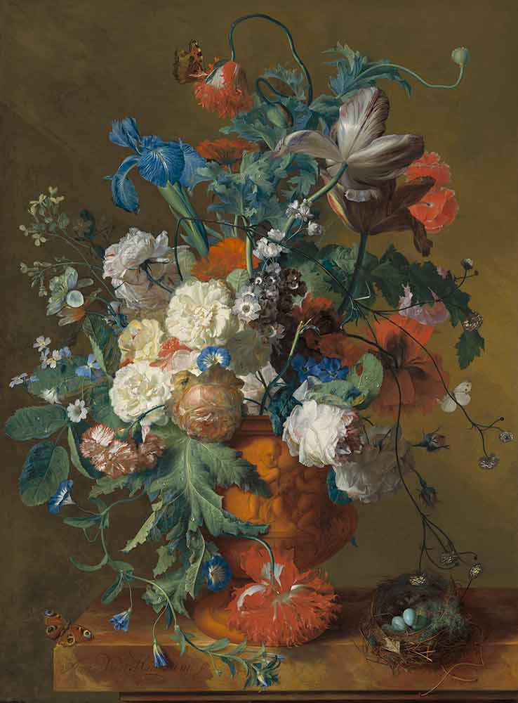 Цветы в вазе-картина. Хейсум Ян ван