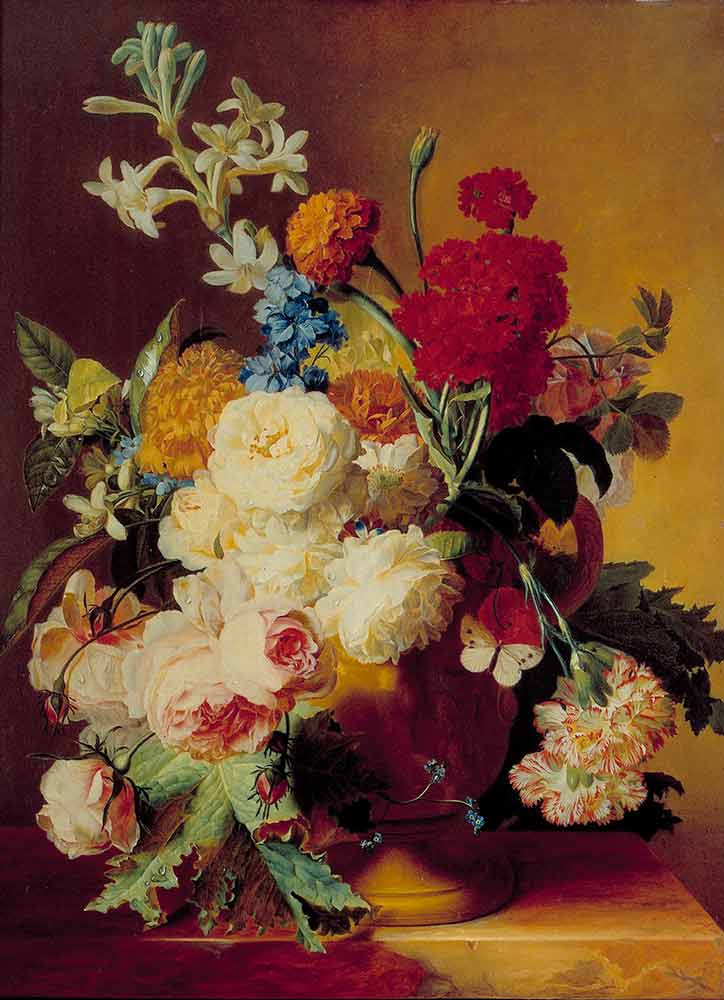 Натюрморт с цветами.  Хейсум Ян ван