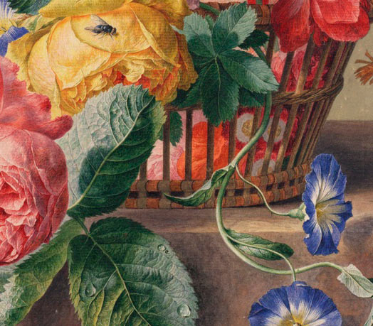 Натюрморт с цветами в корзине. Хейсум Ян ван