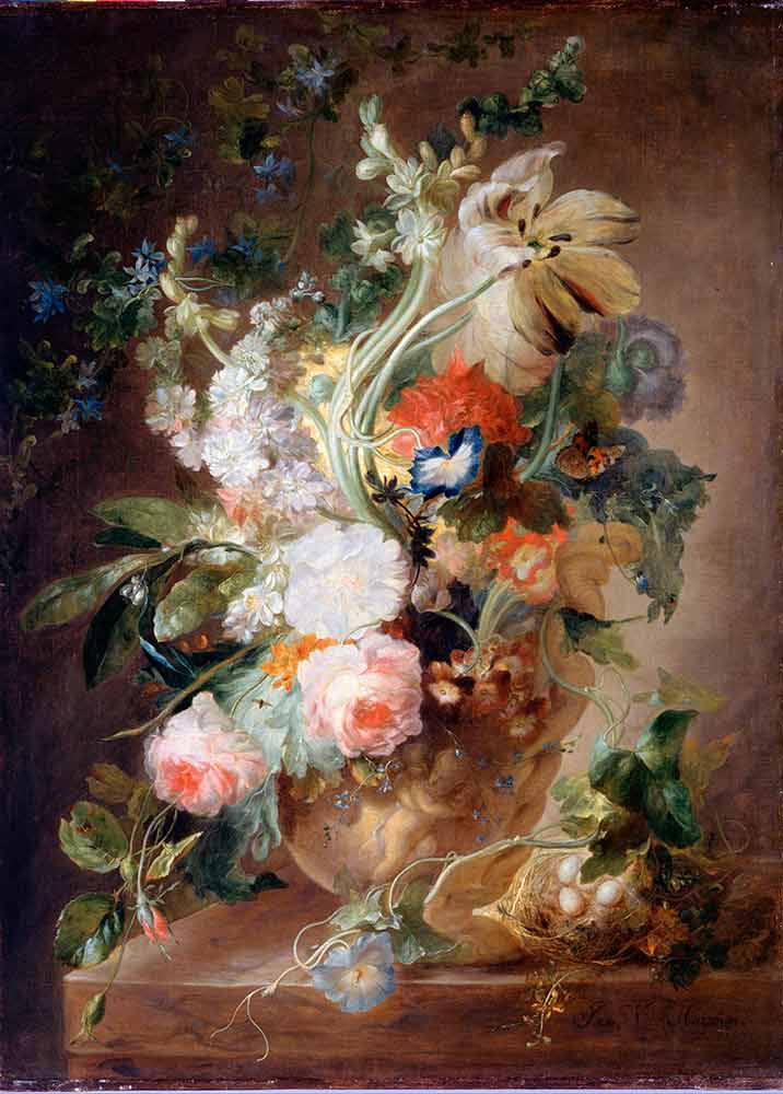 Хейсум Ян ван картины. Ваза с цветами