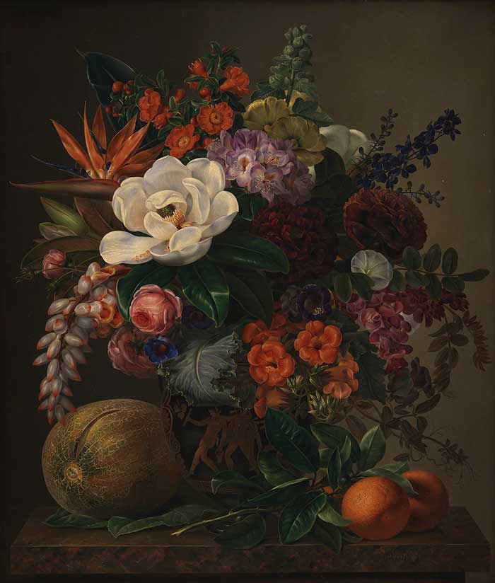 Йенсен Йохан Лауренс. Цветы в вазе