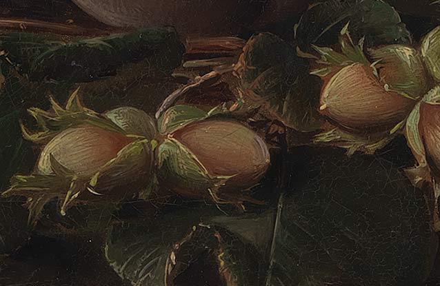 Различные фрукты, включая дыню и виноград. Йенсен Йохан Лауренс