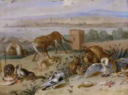 Картины с изображением животных. Фрагмент №2 Кессель Старший, Ян ван