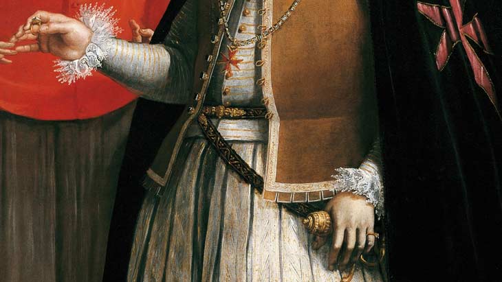 Брак Марии Медичи по доверенности с Генрихом IV французским, которого представлял Фердинанд I. Фрагмент №2 Кименти да Эмполи, Якопо