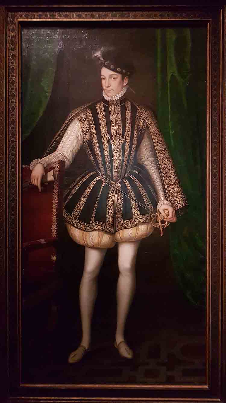 «Портрет короля Франции Карла 9» в раме. Клуэ, Франсуа