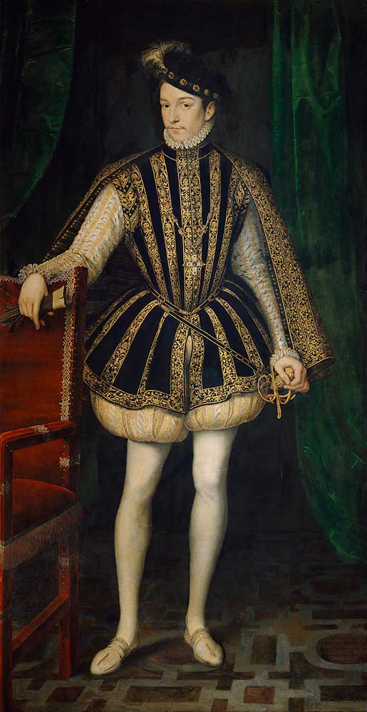 Портрет короля Франции Карла 9. Клуэ, Франсуа