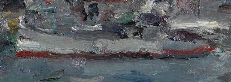 Пейзажная картина Люцернского озера. Фрагмент №3 Коринт, Ловис