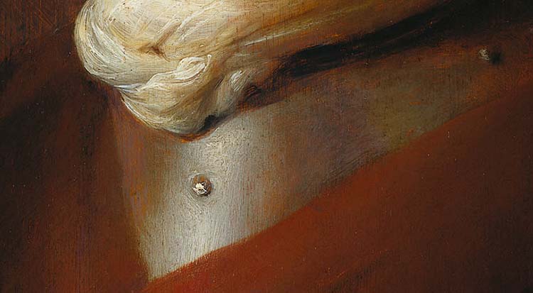 Портрет Рембрандта ван Рейна. Фрагмент №2 Ливенс Ян