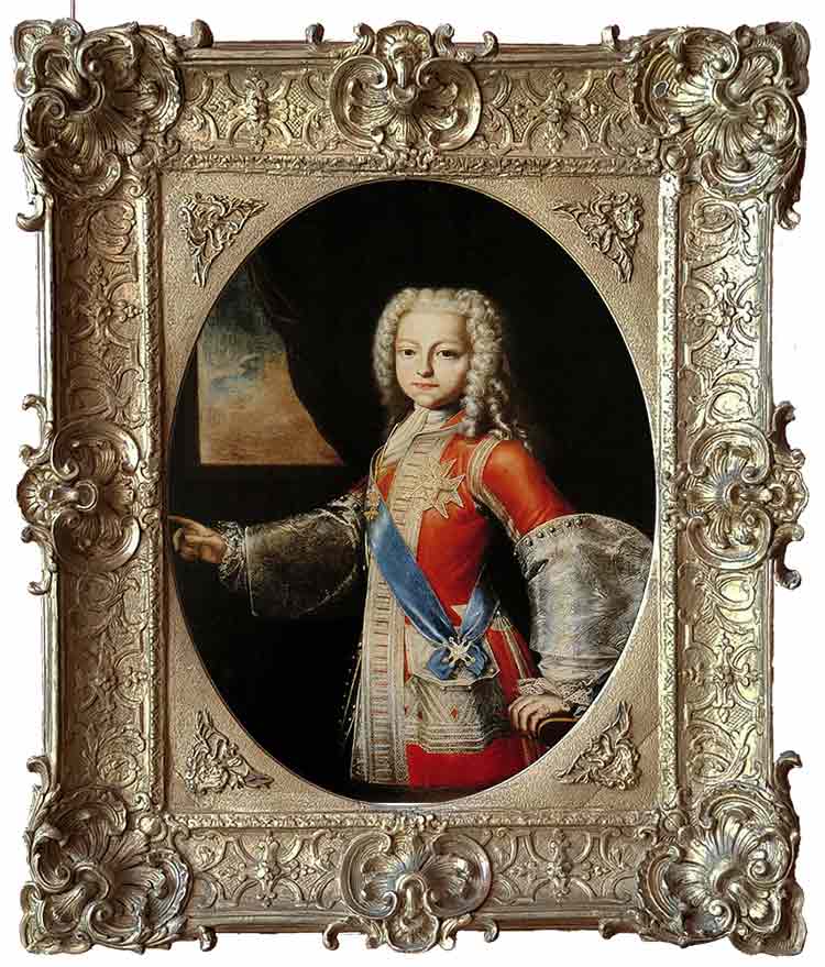 «Портрет Филиппа Испанского» в раме. Льоренте Бернардо Херман
