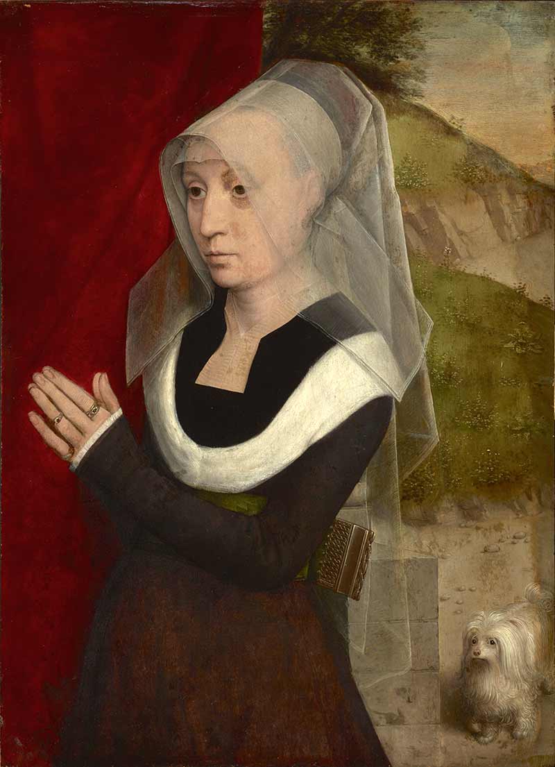 Портрет женщины на молитве. Мемлинг, Ханс