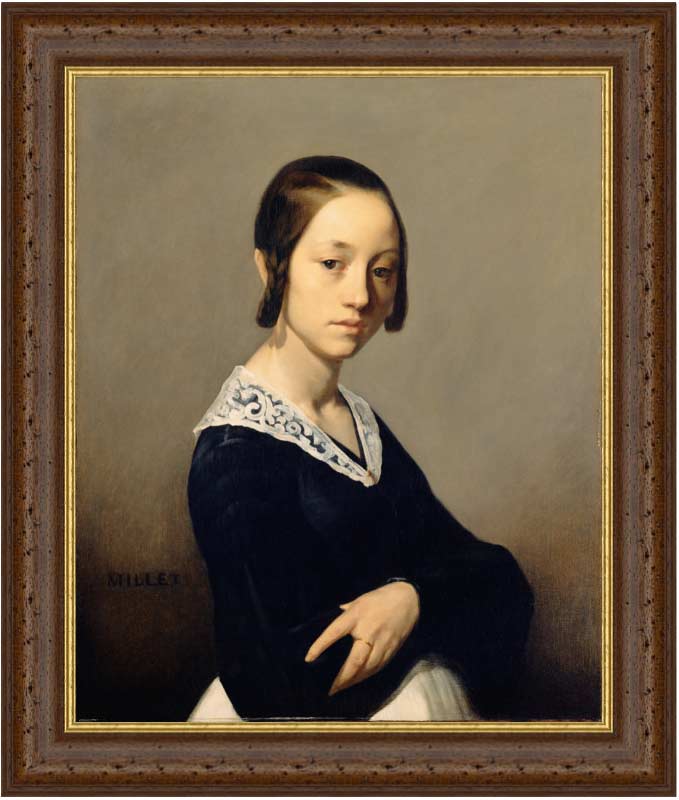 «Луиза-Антуанетта Фёардент» в раме. Милле, Жан Франсуа