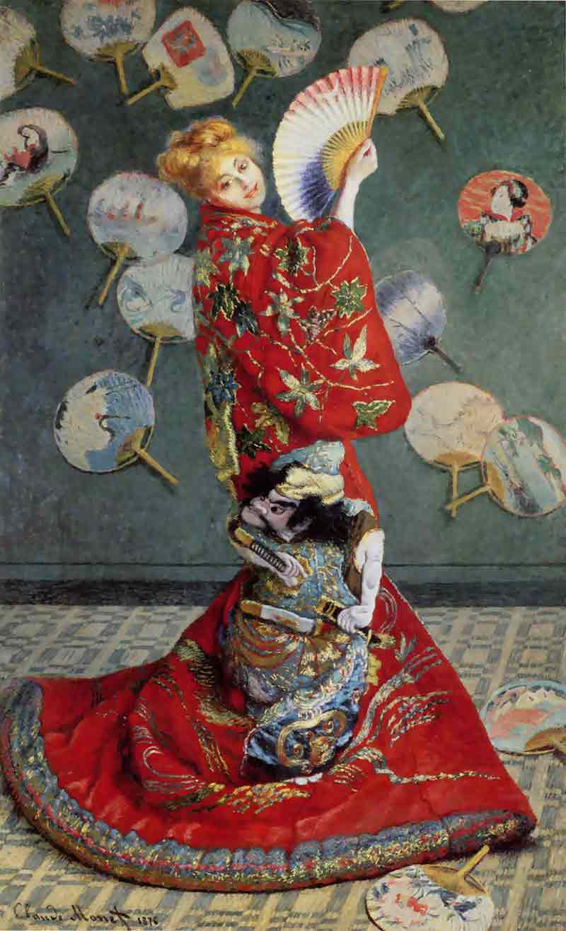 Мадам Моне в кимоно. Моне, Клод