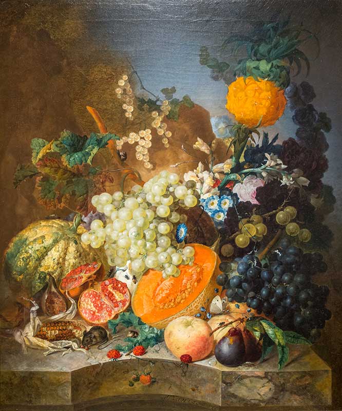 Красивая картина для домашнего интерьера. «Натюрморт с фруктами»