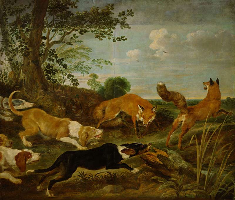 «Охота на лис» картина