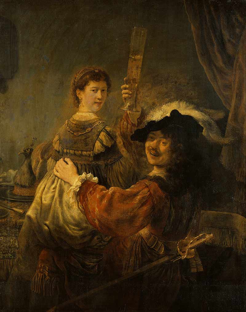 Блудный сын в таверне. Рембрандт