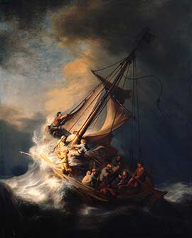 Рембрандт. Буря на Галилейском море