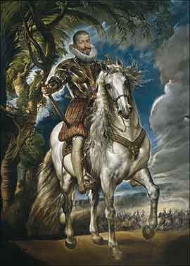 Рубенс, Питер Пауль. Конный портрет герцога Лерма