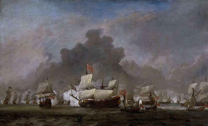 «Морское сражение» картина