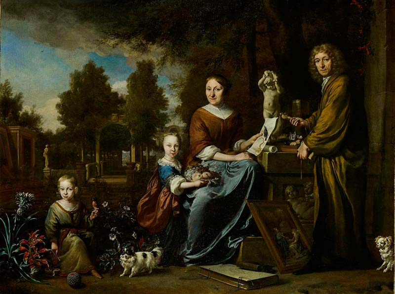 Групповой портрет в живописи. Агнета Блок и ее семья в их летнем доме