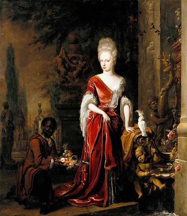 ЭПарадный портрет. лизабет Шарлотта Пфальц, жена Филиппа Орлеанского