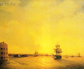 «Кронштадт. форт «император Александр 1» 1844 год. Копию напишет художник Виктор Дерюгин на холсте маслом. Полностью ручная работа