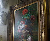 Картина «Цветы и гнездо» в мастерской художника